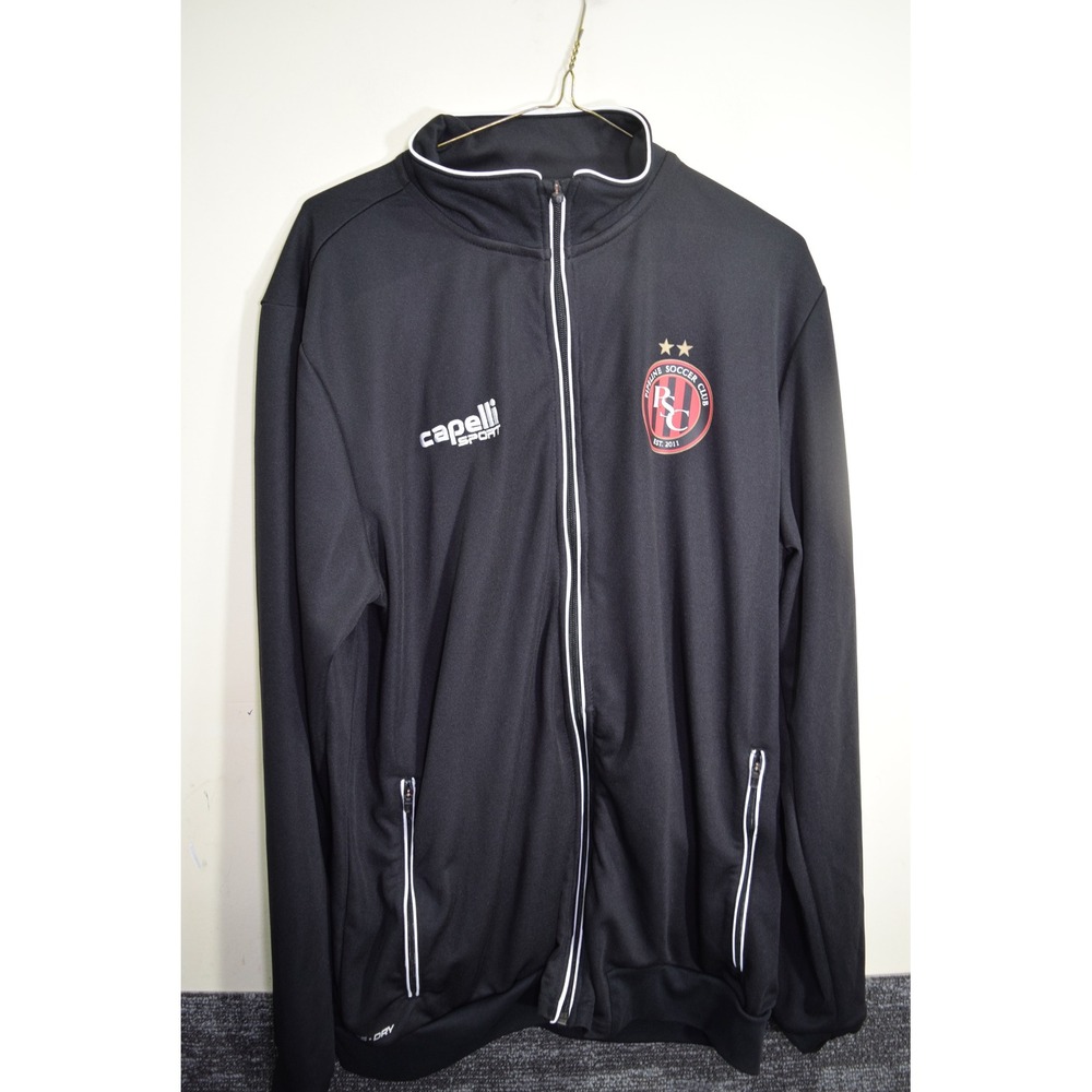 Capelli Sport Pipeline Soccer Club Track Jacket Black Full Zip WOMENS XL